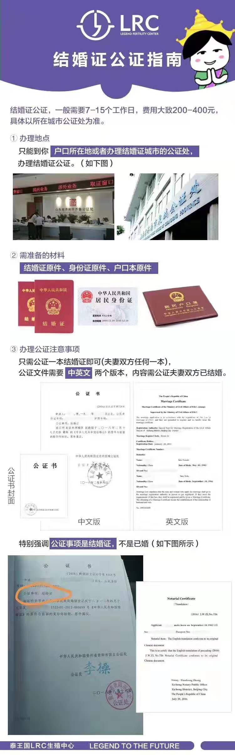 做泰国试管婴儿需要结婚证吗？结婚证公证指南