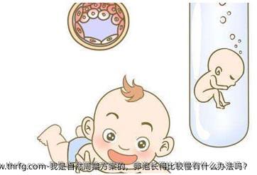 我是自然周期方案的，卵泡长得比较慢有什么办法吗？