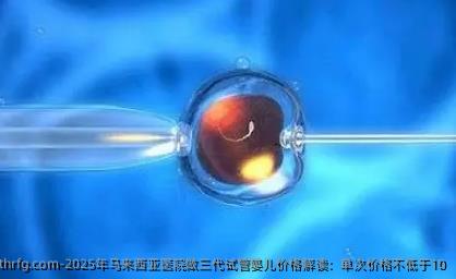 2025年马来西亚医院做三代试管婴儿价格解读：单次价格不低于10