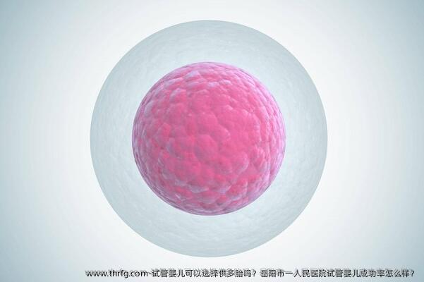 试管婴儿可以选择供多胎吗？岳阳市一人民医院试管婴儿成功率怎么样？