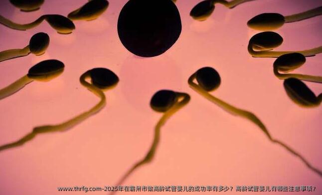 2025年在霸州市做高龄试管婴儿的成功率有多少？高龄试管婴儿有哪些注意事项？